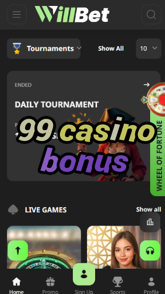 99 Casino Bonus - Exclusive 99% Bonus Offer-www.bdqngd.com